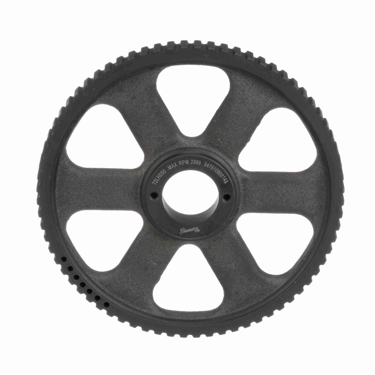 Browning Steel Bushed Bore Gearbelt Pulley - 72LH050