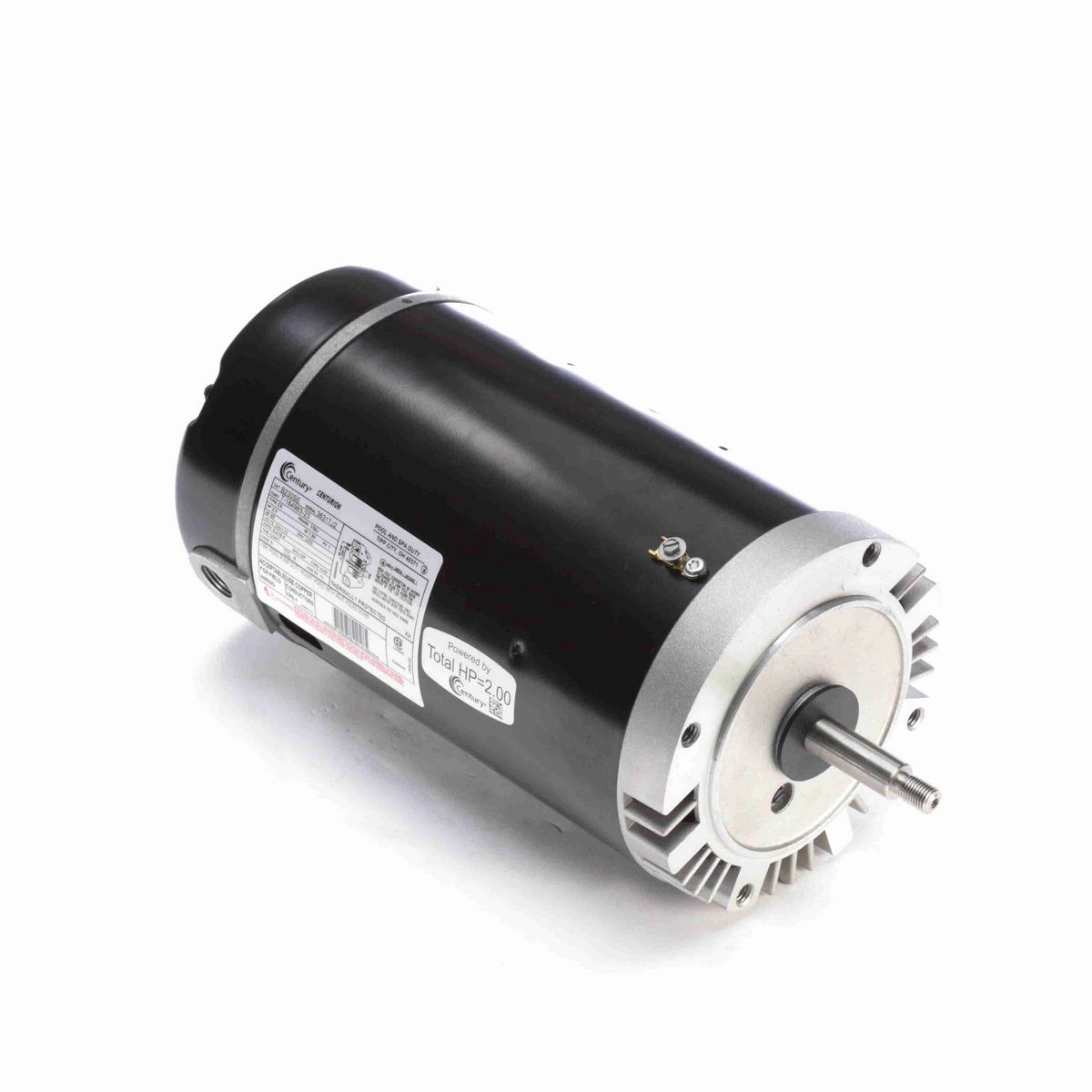 Century Pool Pump Motor, 2.0 HP, 1 Ph, 60 Hz, 230/115 V, 3600 RPM, Y56J Frame, DP - B230SE