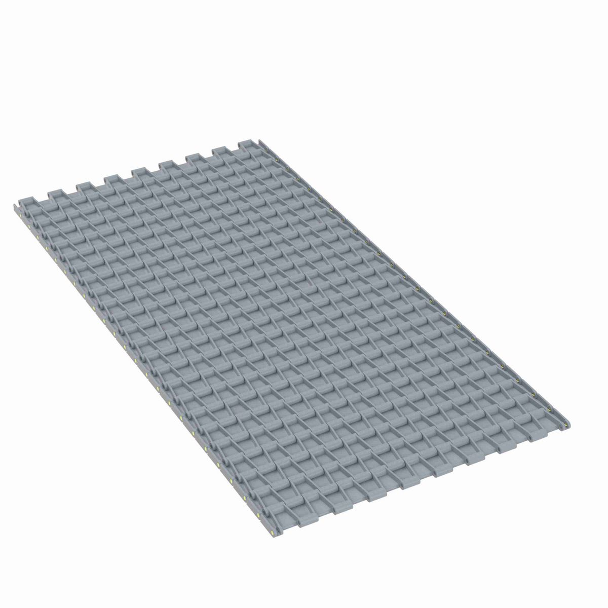 Rexnord 5705 Straight Running Solid Top, Material: Silver Platinum Series™ X, Width: 12in, Pitch: 1.5in - 10353787