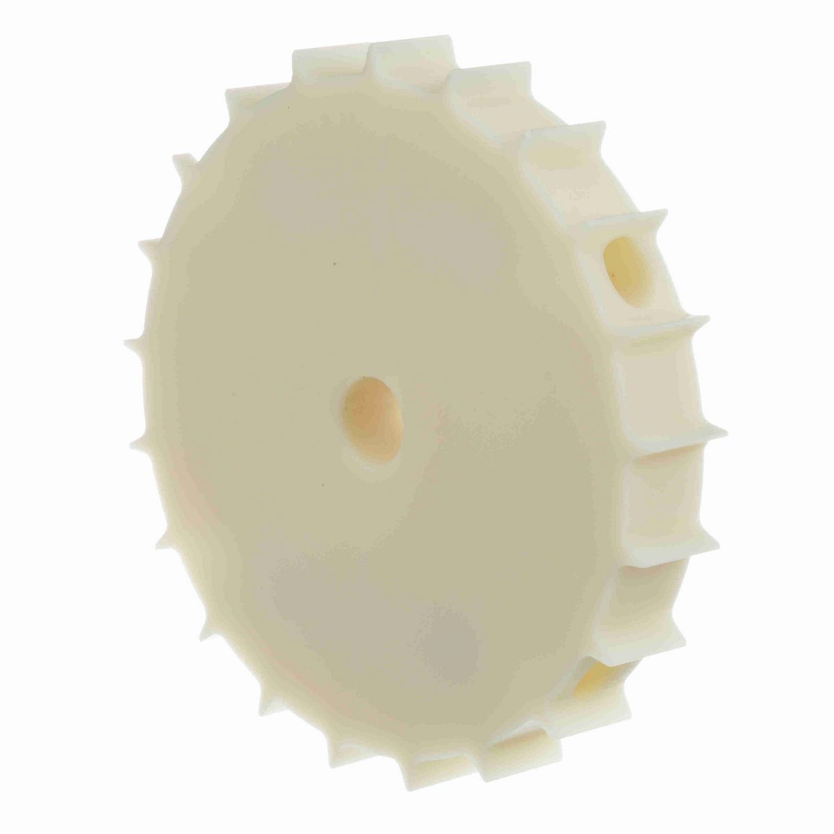 System Plast 2251 Series Split Machined Sprocket with 21 Teeth, a 1-1/4in Round Shaft-Ready Bore and Setscrew - 2251-21R1.25-DMS-SS