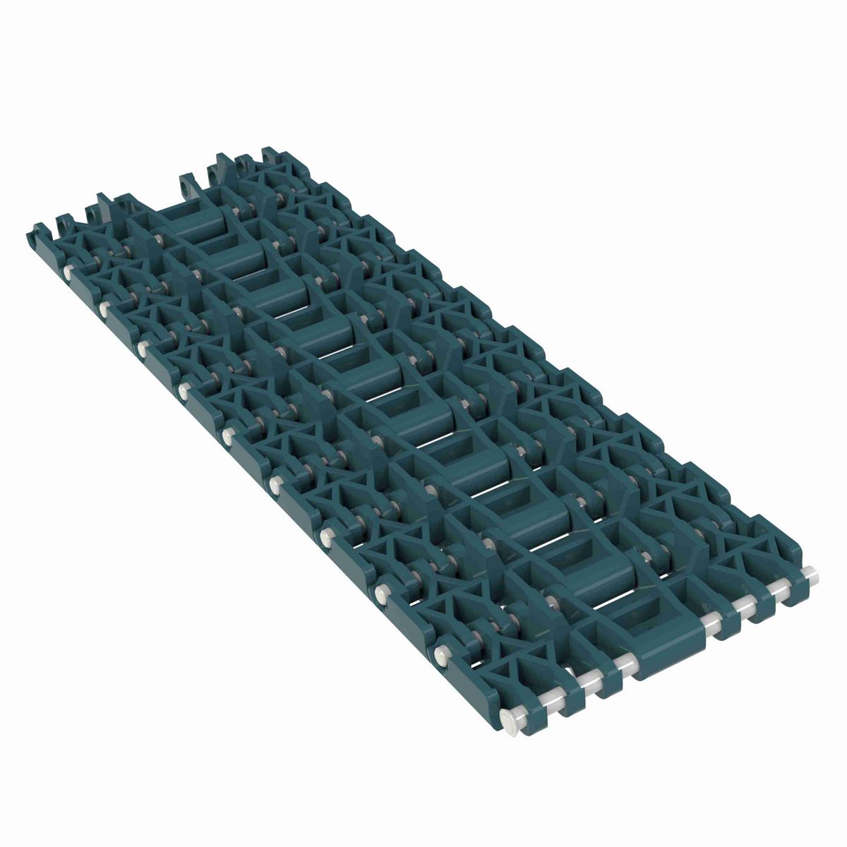 Rexnord 1001FG Straight Running Flush Grid, Material: Green Low Friction Acetal, Width: 84mm, Pitch: 1in - 876.38.72