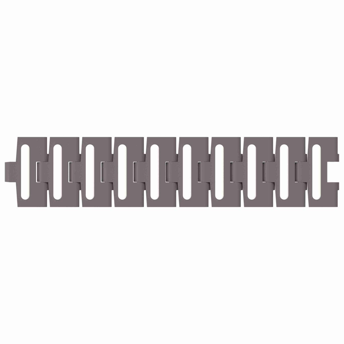 Rexnord 880TAB RubberTop® Side-flexing RubberTop®, Material: Brown High Performance, Width: 3.25in, Pitch: 1.5in - 81444611