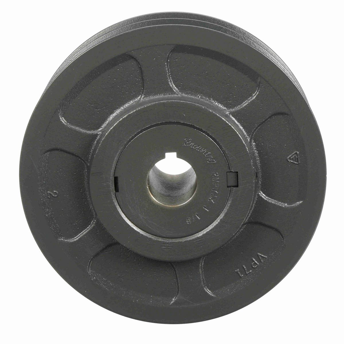 Browning 2 Groove Cast Iron Finish Bore FHP Variable Pitch Sheave - 2VP71X 1 5/8