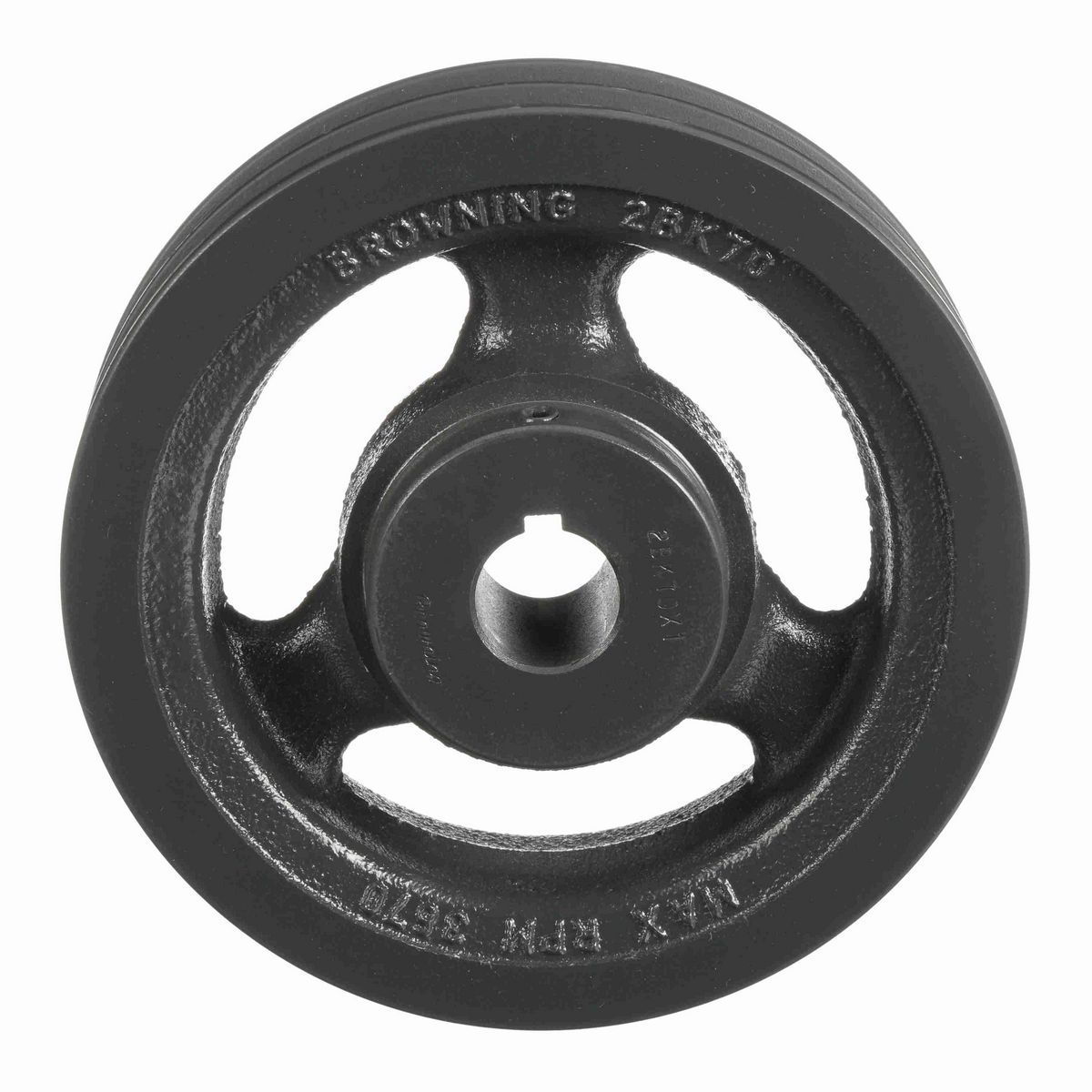 Browning 2 Groove Cast Iron FHP - Finished Bore Sheave - 2BK70X1