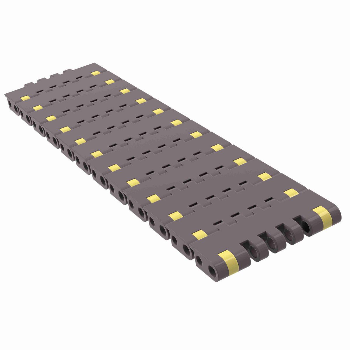 Rexnord 8505 Straight Running Solid Top, Material: Brown High Performance, Width: 2.33in, Pitch: 0.75in - 81419371