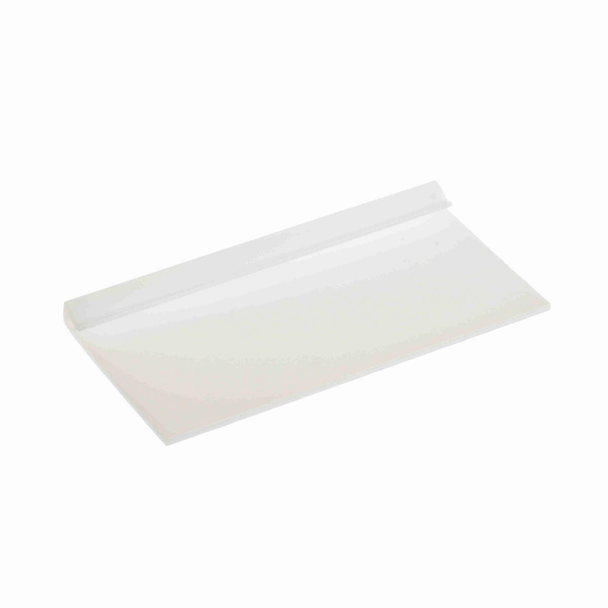 System Plast J-Leg: 3"W X 0.4"H X 240"L White UHMW-PE - VG-J300-125-20