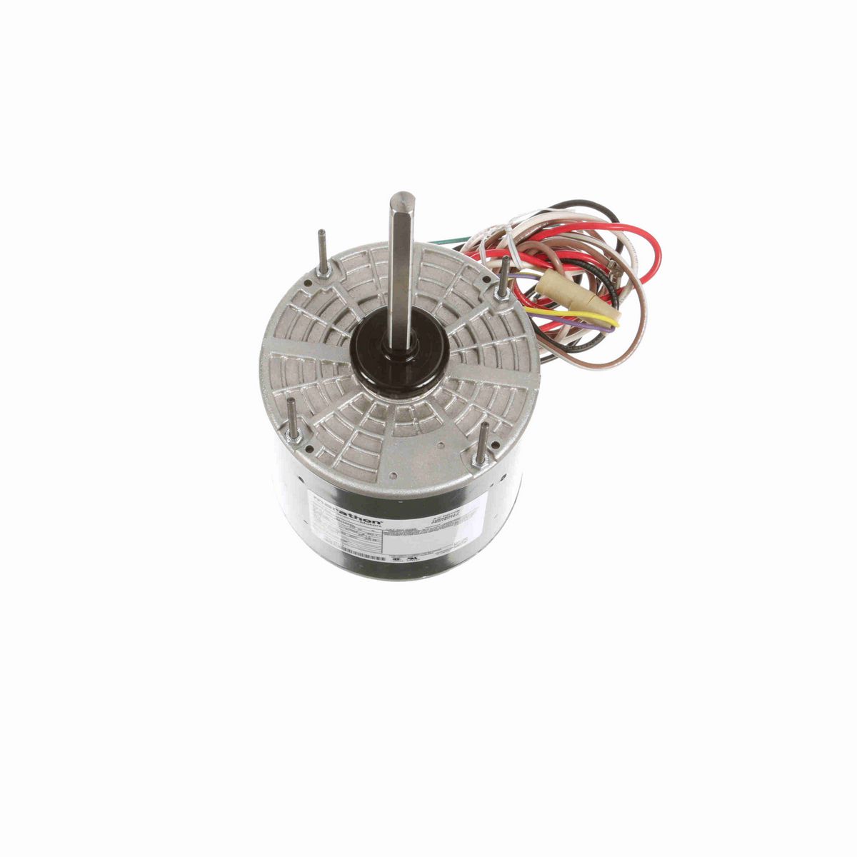 LEESON Condenser Fan Motor, 0.50 HP, 1 Ph, 60 Hz, 208-230 V, 1200 RPM, 48 Frame, OAO - X096