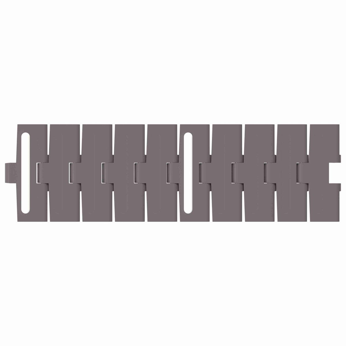 Rexnord 880TAB RubberTop® Side-flexing RubberTop®, Material: Brown High Performance, Width: 4.5in, Pitch: 1.5in - 81434672