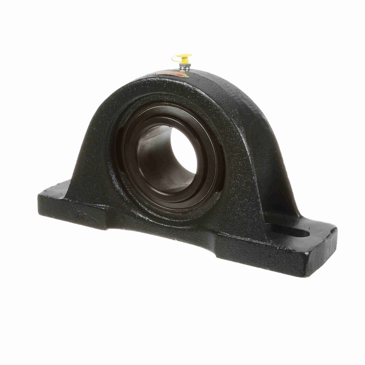 Sealmaster Mounted Cast Iron Two Bolt Pillow Block Ball Bearing - 52100 Bearing Steel, Black Oxided - Setscrew Lock - MP-52
