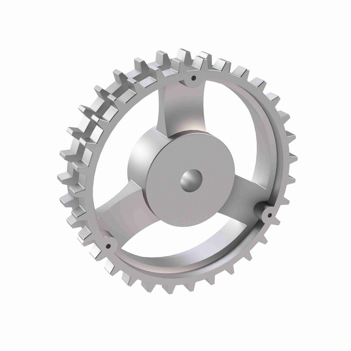 Rexnord 820 Series Solid One Piece Cast Iron Sprocket with 31 Teeth and a 3/4in Round Rough Stock Bore (RSB) - 401-165-2