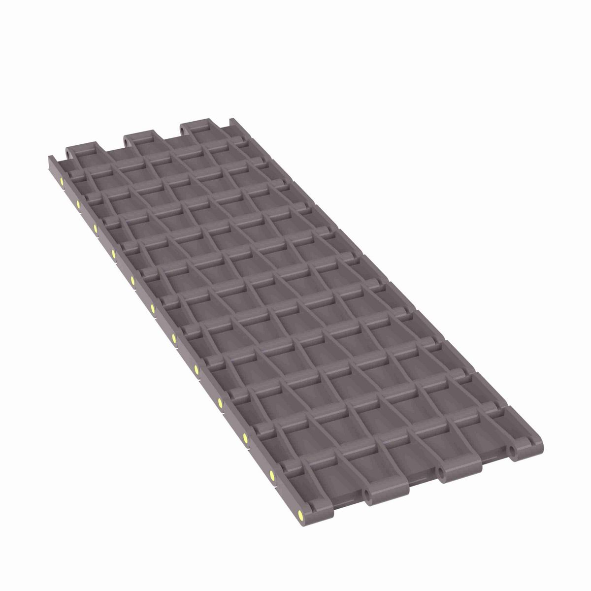 Rexnord 5705 Straight Running Solid Top, Material: Brown High Performance, Width: 6in, Pitch: 1.5in - 81416723