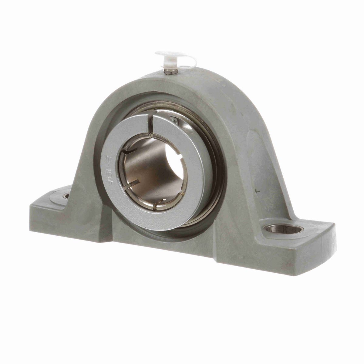 Sealmaster Mounted Composite Two Bolt Pillow Block Ball Bearing - 52100 Bearing Steel, Phosphorus Nickel Coated - Concentric Lock - Corrosion Resistant - CRPC-PN24T