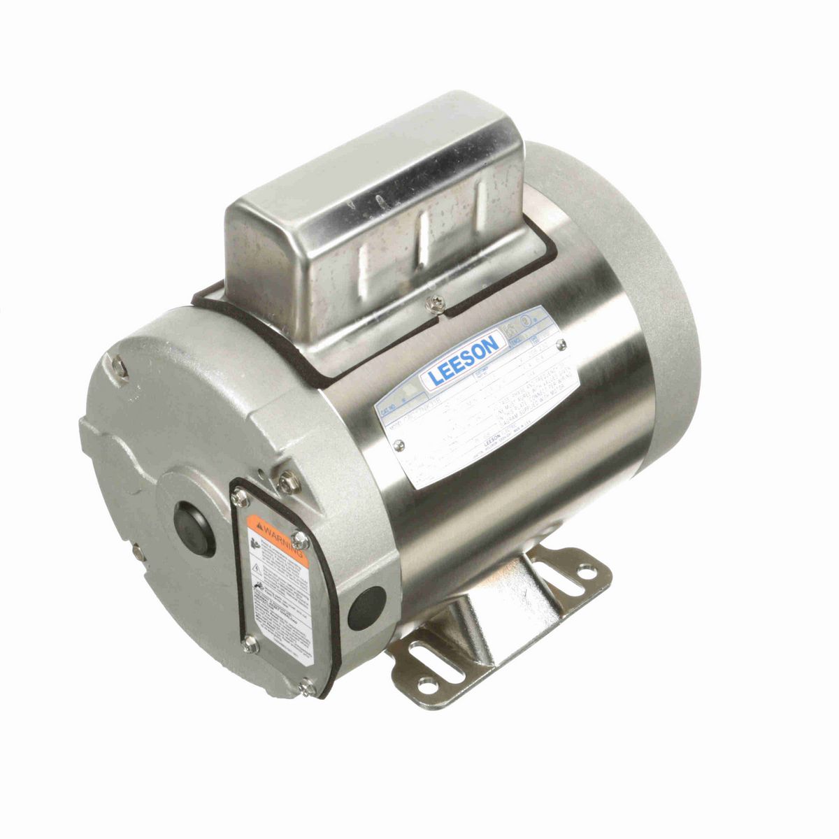 LEESON General Purpose Motor, 1 HP, 1 Ph, 60 Hz, 115/208-230 V, 1800 RPM, 56C Frame, TENV - 119217.00