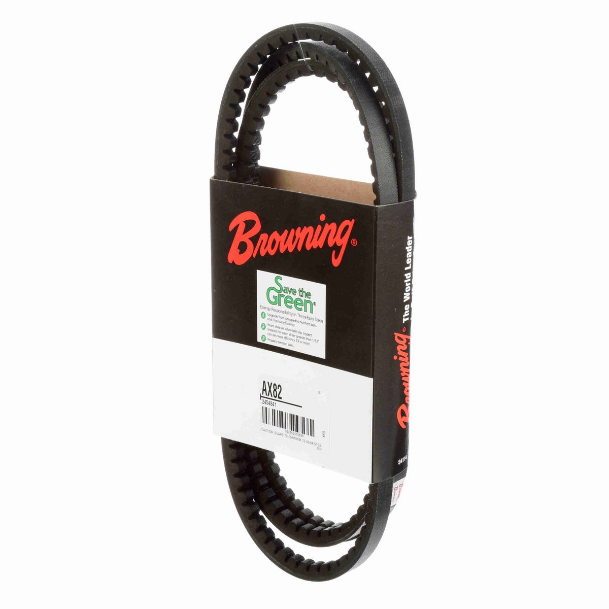 Browning EPDM Notched Belt 98% Efficient - AX82