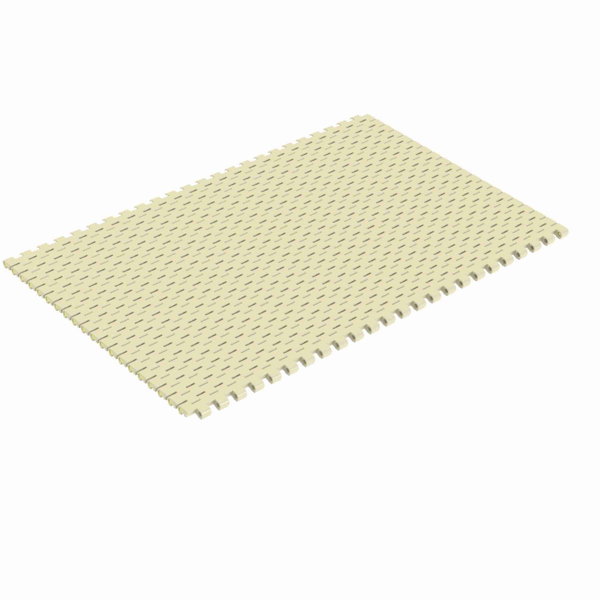 Rexnord 1505 Straight Running Solid Top, Material: Beige High Temperature, Width: 9in, Pitch: 15mm - HT1505-9