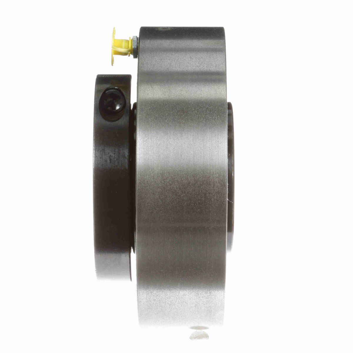 Sealmaster Mounted Cast Iron Cylindrical Cartridge Ball Bearing - 52100 Bearing Steel, Black Oxided - Concentric Lock - MSC-35T