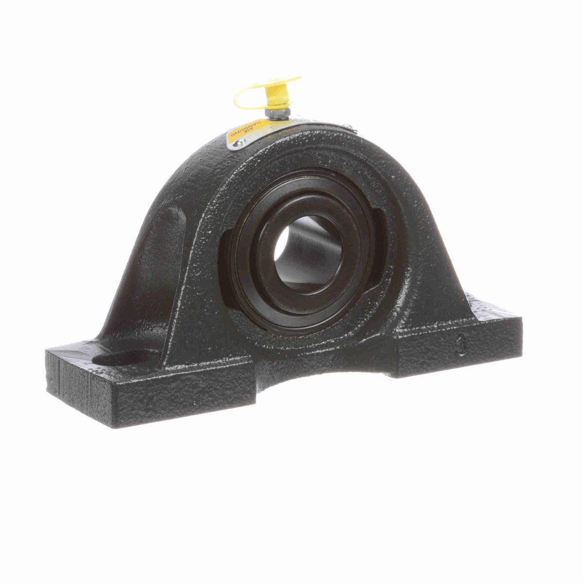 Sealmaster Mounted Cast Iron Two Bolt Pillow Block Ball Bearing - 52100 Bearing Steel, Black Oxided - Setscrew Lock - Air Handling Housing Fit, Noise Tested - MP-16 CXU