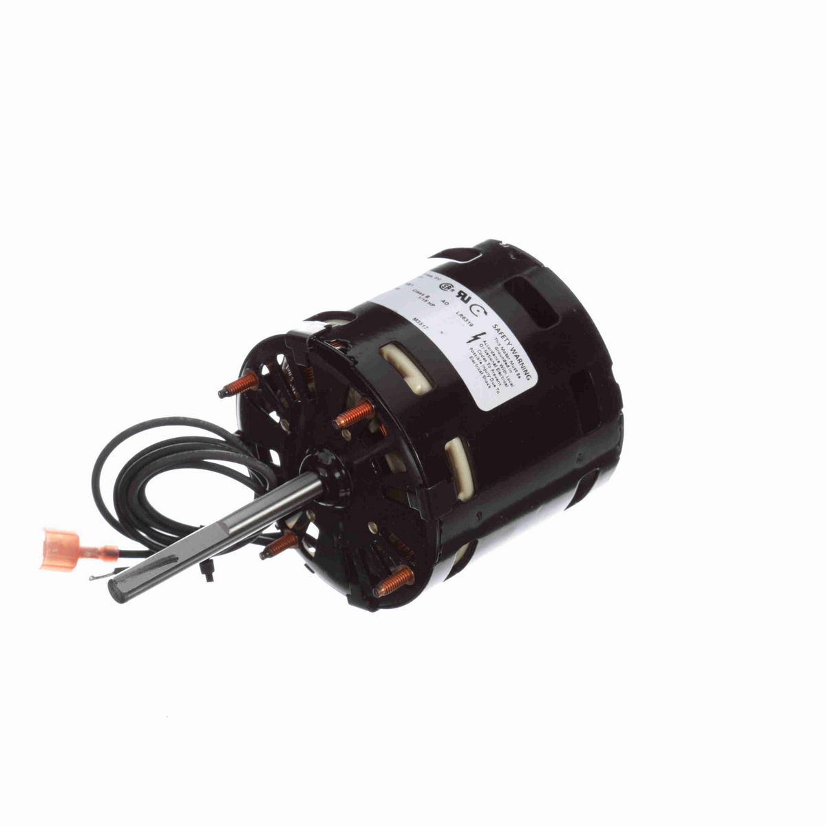 FASCO Fan and Blower Motor, 1/15 HP, 1 Ph, 60 Hz, 120 V, 1600 RPM, 1 Speed, 3.3" Diameter, OAO - D109