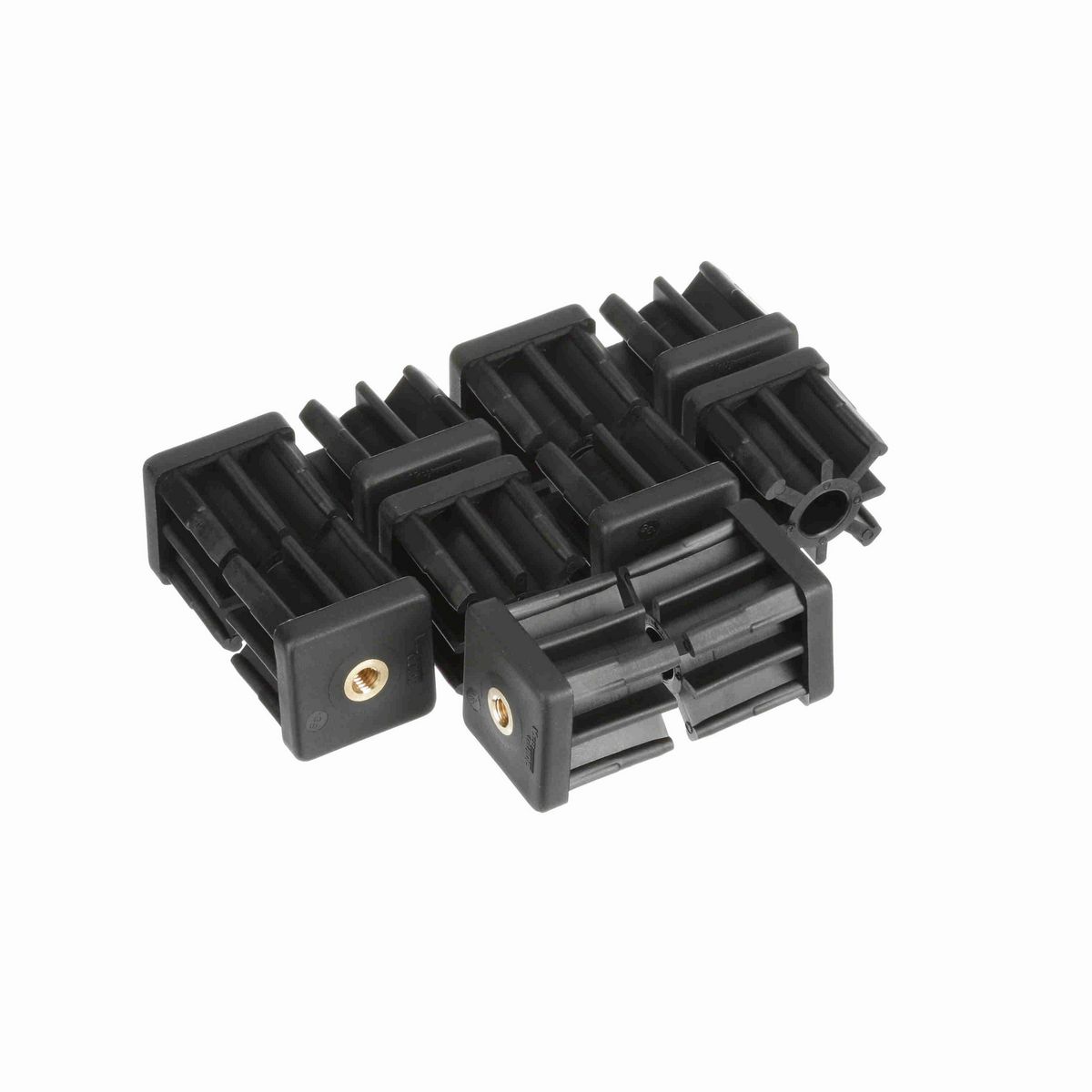 System Plast Tube End (Square); Series: VG-555, Thread: 3/8-16 for a 2 Sq. Tube - VG-555-B38