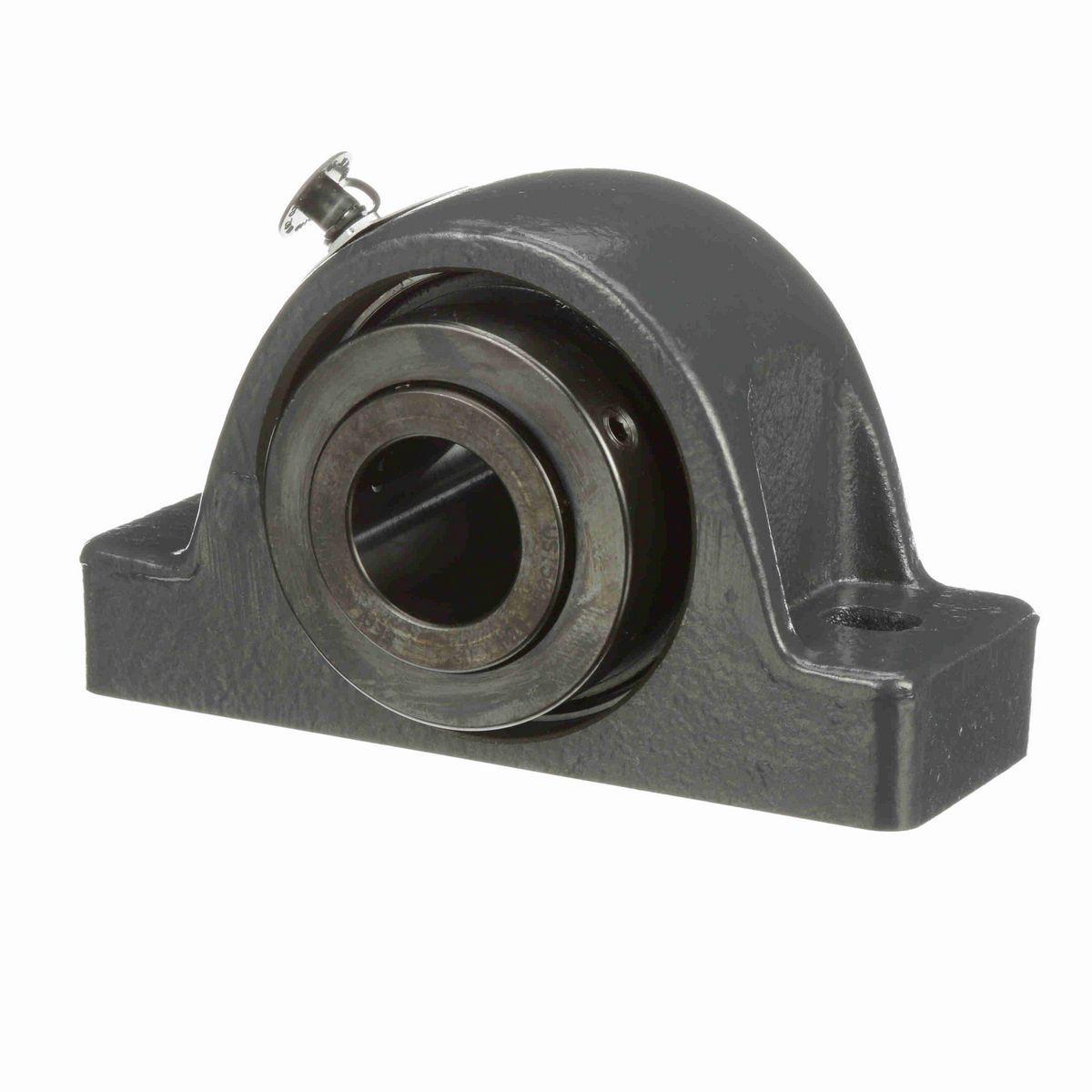 Sealmaster Mounted Cast Iron Two Bolt Pillow Block Spherical Roller - 52100 Bearing Steel, Black Oxided - Collar Mount Lock - USRB5000-104