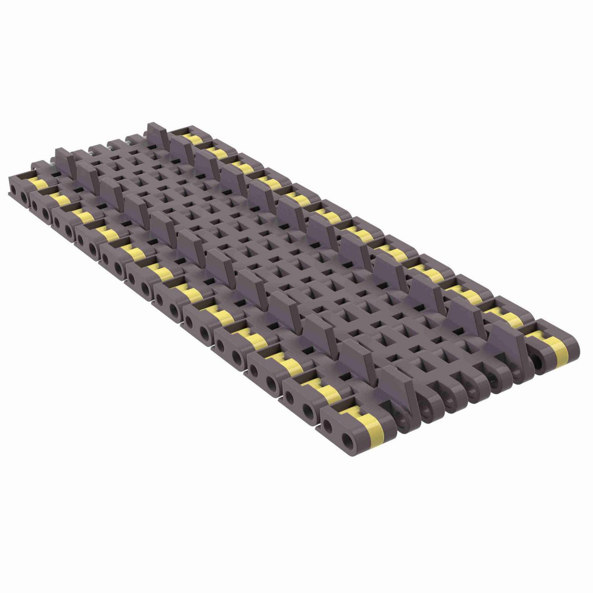 Rexnord 8506 Straight Running Flush Grid, Material: Brown High Performance, Width: 3.25in, Pitch: 0.75in - 81416471