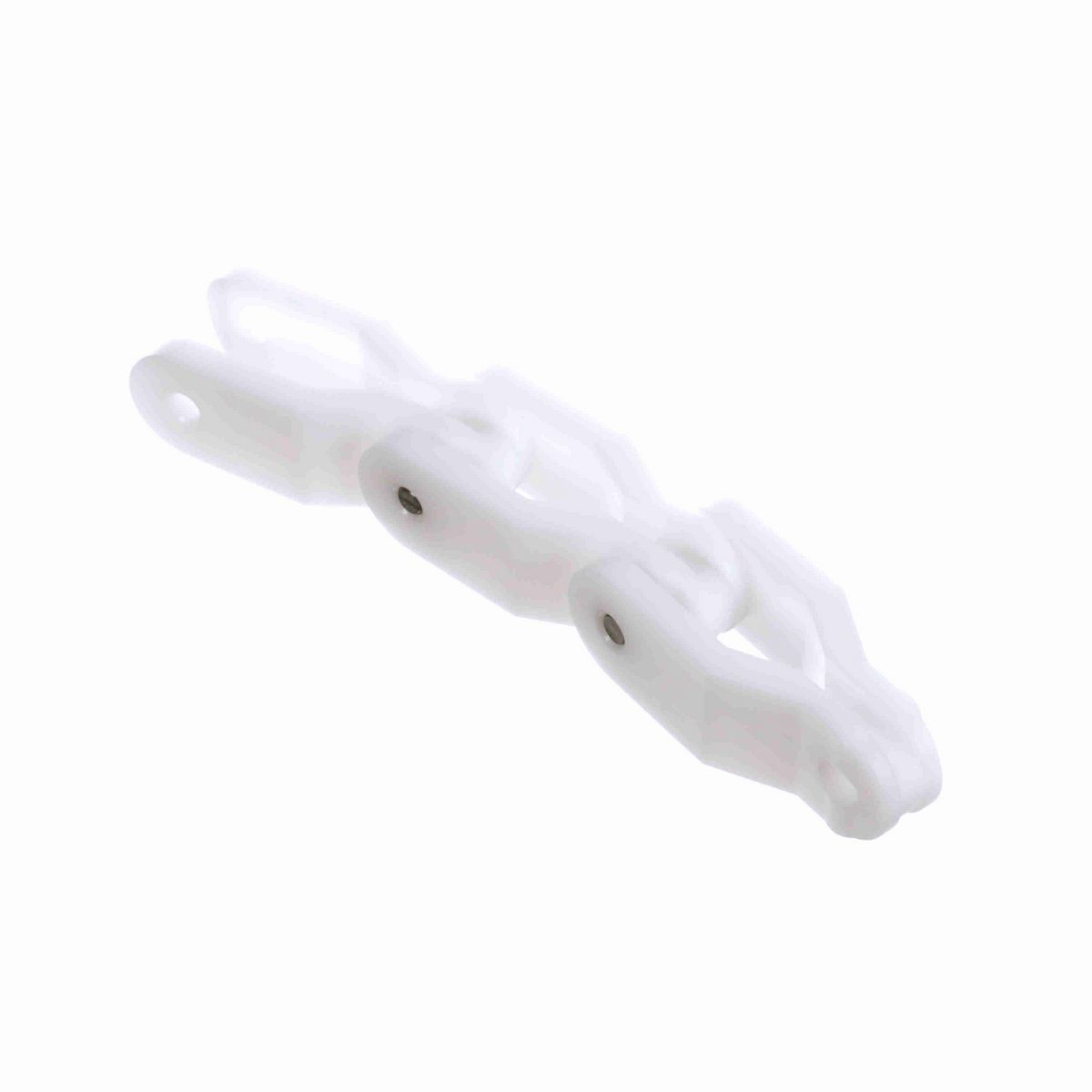 System Plast 1400 Side-flexing Solid Top, Material: White Low Friction, Width: 65.5mm, Pitch: 3.25in - LFW1400