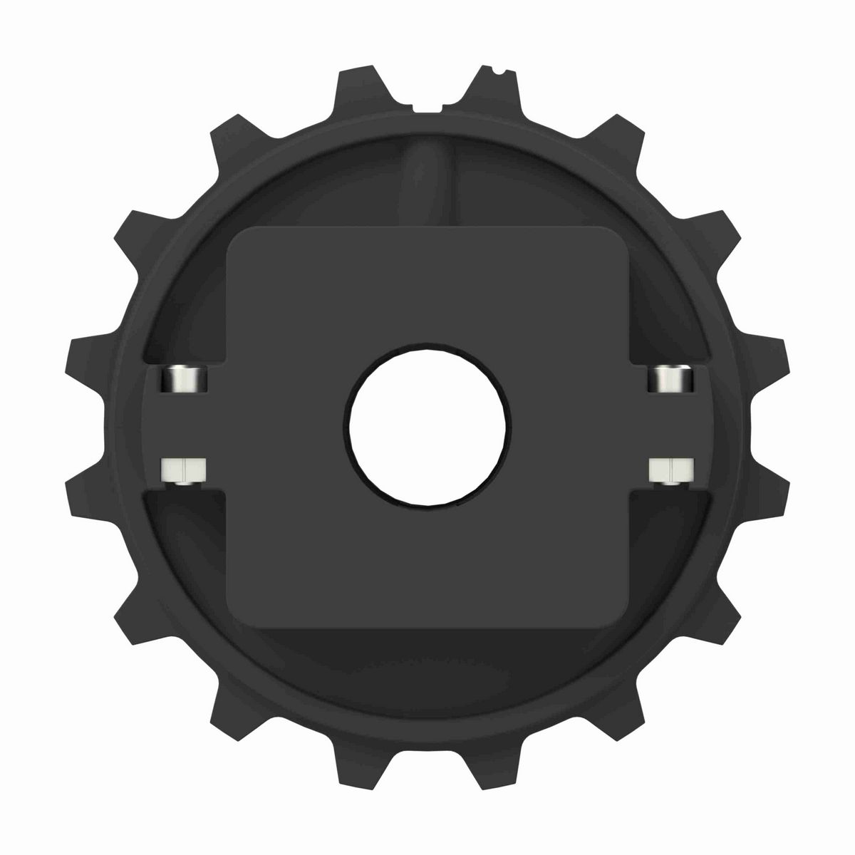 Rexnord 7950 Series Split Molded Nylon Sprocket with 16 Teeth and 1-7/16in Round Idler Bore - 614-167-13