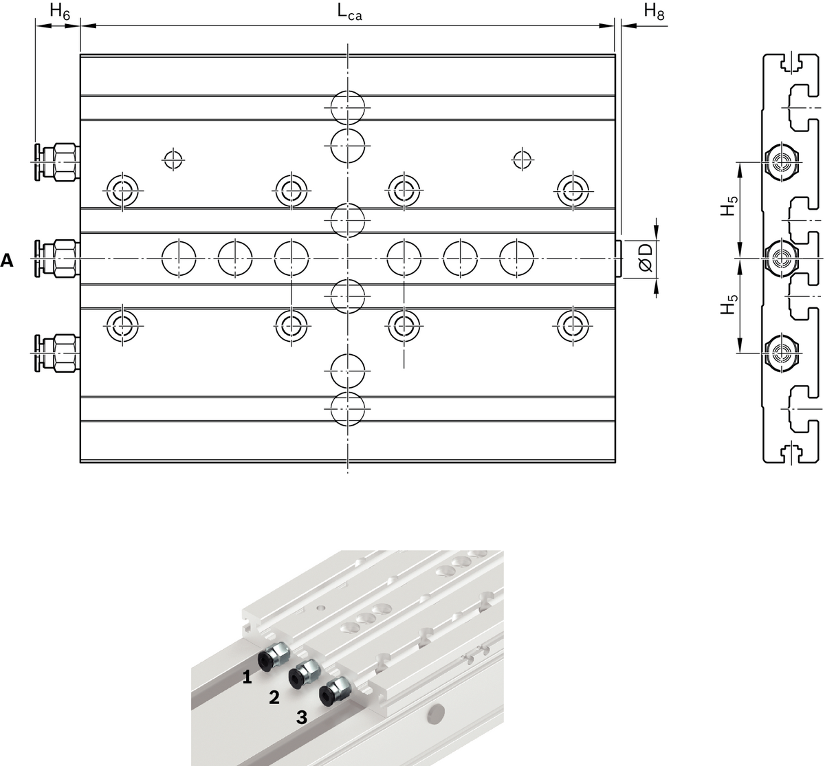 Соединительная пластина Bosch Rexroth CKK 20-145 L BG [R037550010]