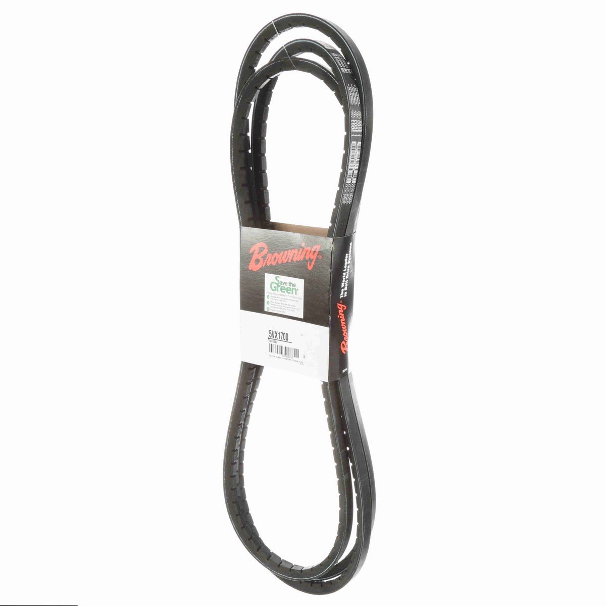 Browning EPDM Notched Belt 98% Efficient - 5VX1700