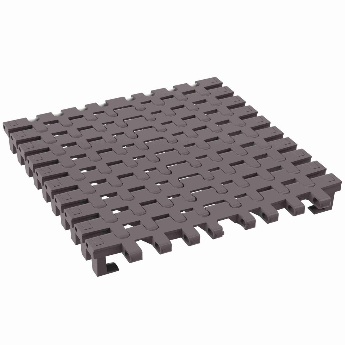 Rexnord 7956TAB Side-flexing Flush Grid, Material: Brown High Performance, Width: 12in, Pitch: 1.25in - 81450611
