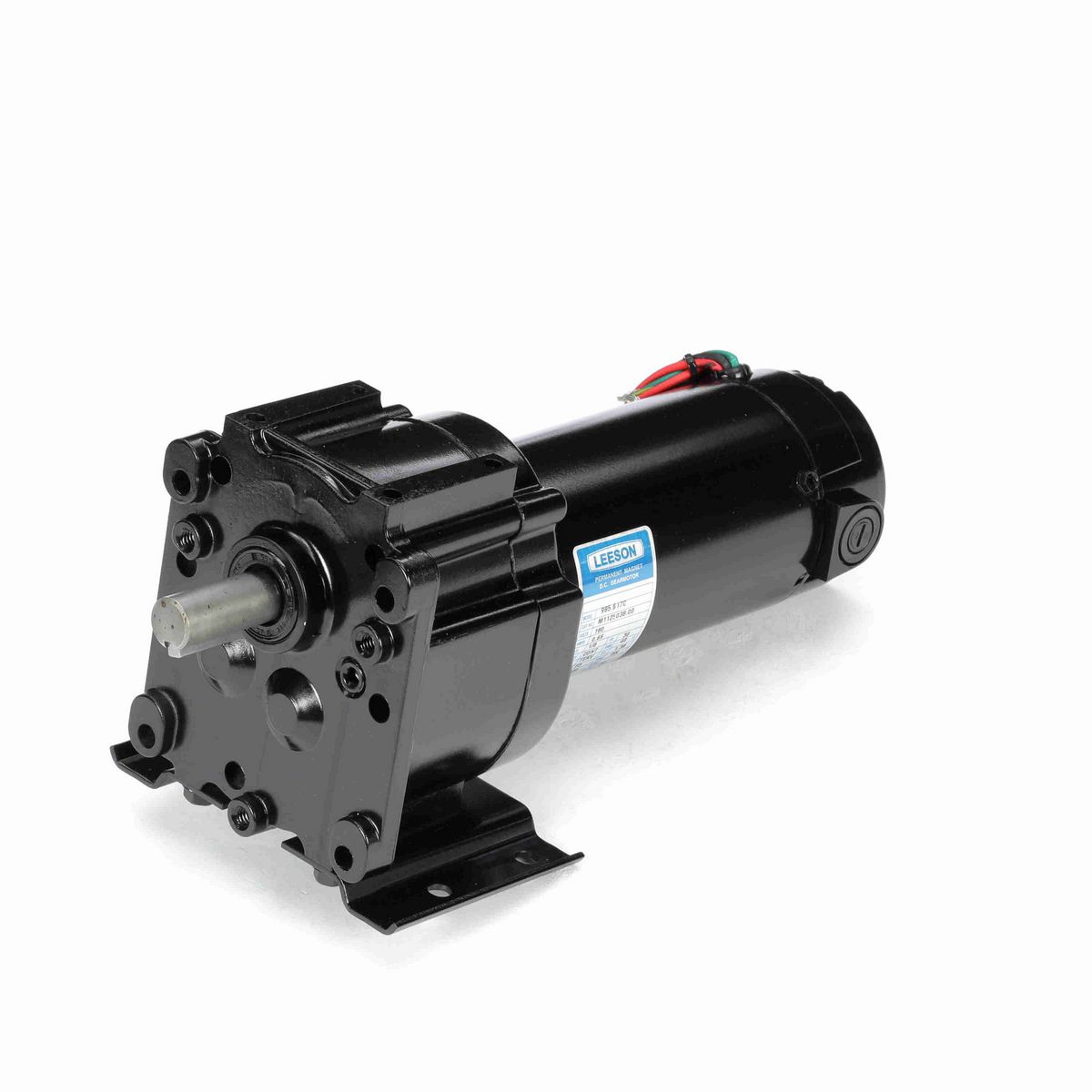 LEESON Parallel Shaft Gearmotor, 0.13 HP, 180 V, 31 RPM, 30 Frame, TENV - M1125038.00