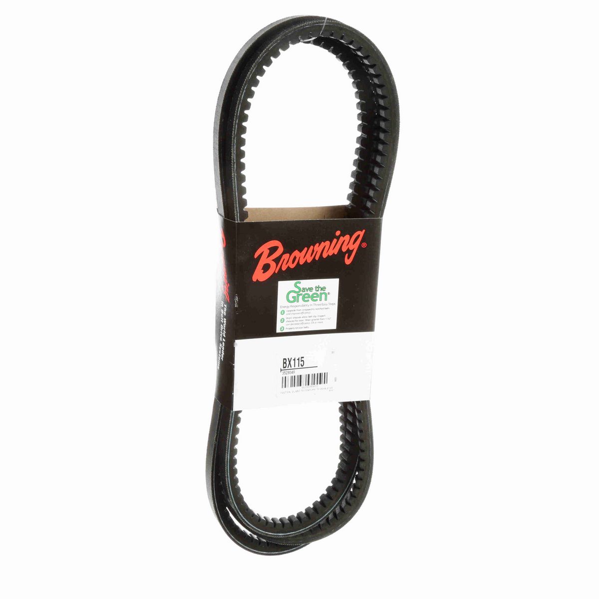 Browning EPDM Notched Belt 98% Efficient - BX115