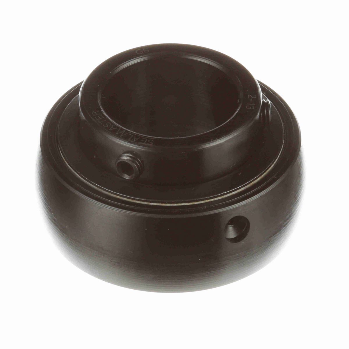 Sealmaster Mounted Insert Only Ball Bearing - 52100 Bearing Steel, Black Oxided - Setscrew Lock - 2-13