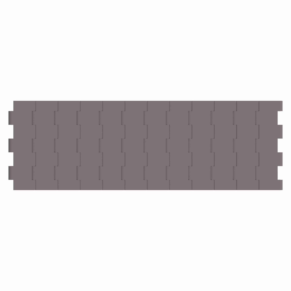 Rexnord 5705 Straight Running Solid Top, Material: Brown High Performance, Width: 6in, Pitch: 1.5in - 81416723