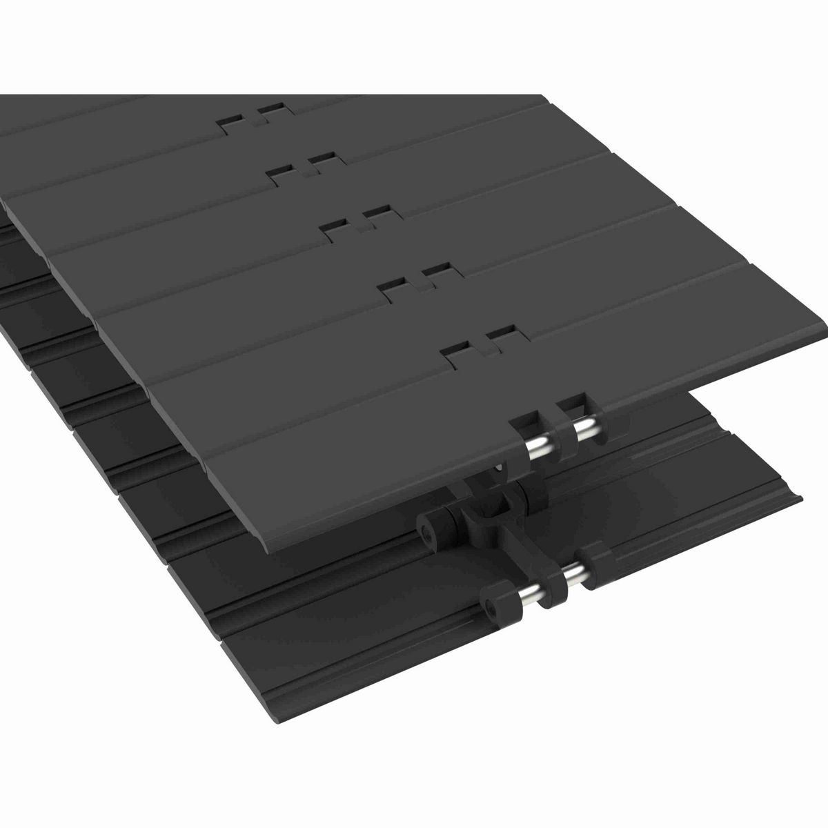 Rexnord 831 Straight Running Solid Top, Material: Black Wear Resistant, Width: 4.5in, Pitch: 1.5in - 81405312