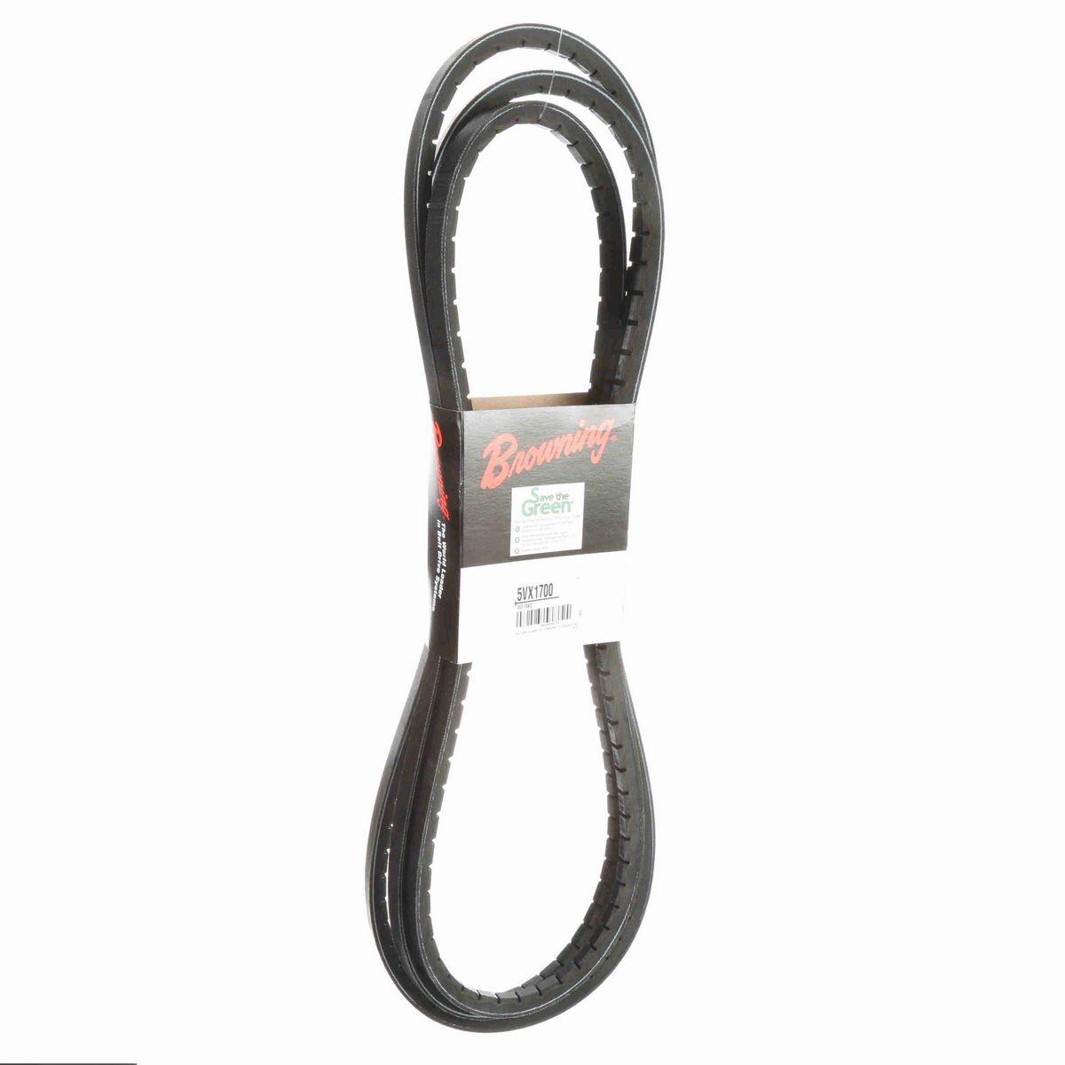 Browning EPDM Notched Belt 98% Efficient - 5VX1700