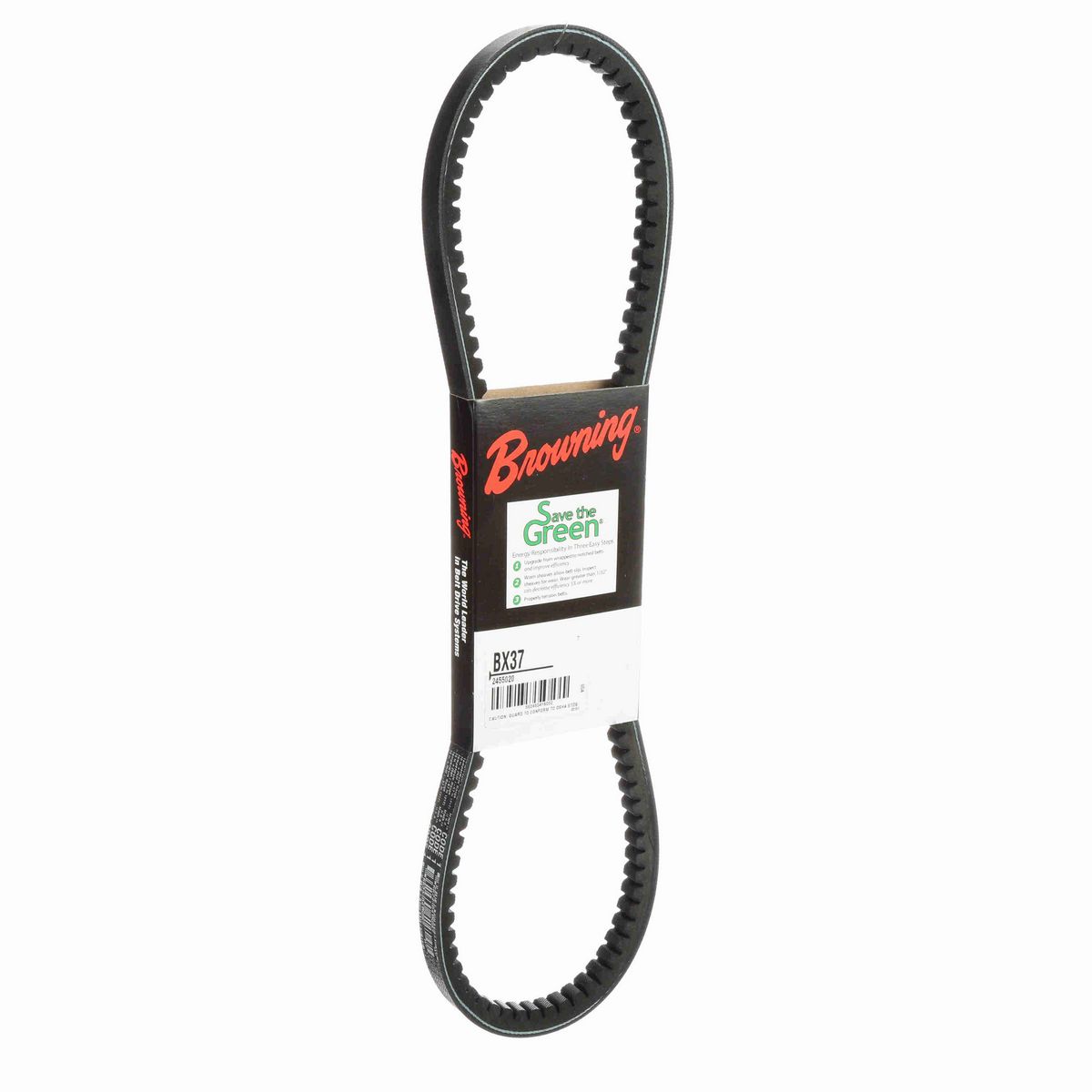 Browning EPDM Notched Belt 98% Efficient - BX37