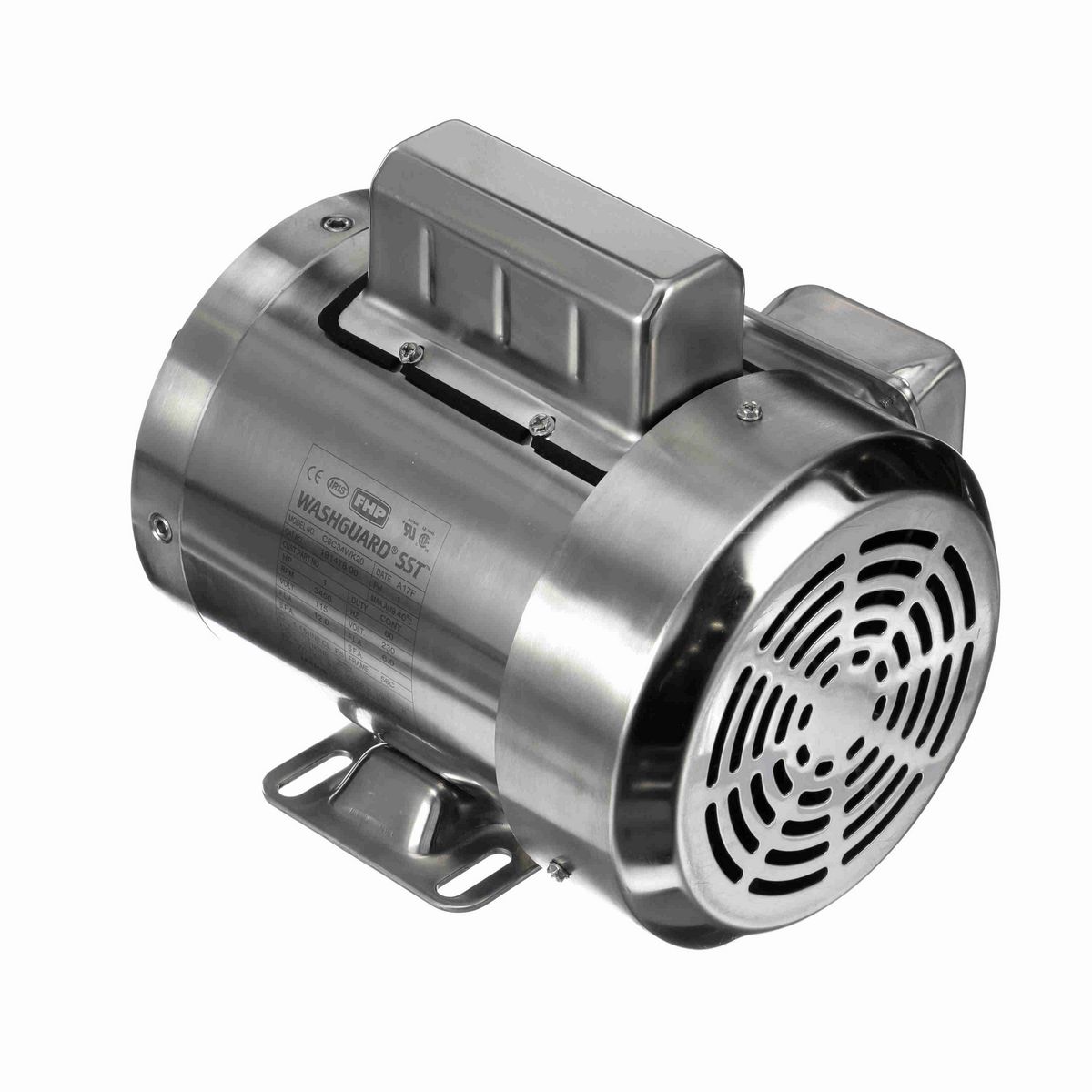 LEESON SST Duck™ General Purpose Motor, 1 HP, 1 Ph, 60 Hz, 115/230 V, 3600 RPM, 56C Frame, TEFC - 191478.00