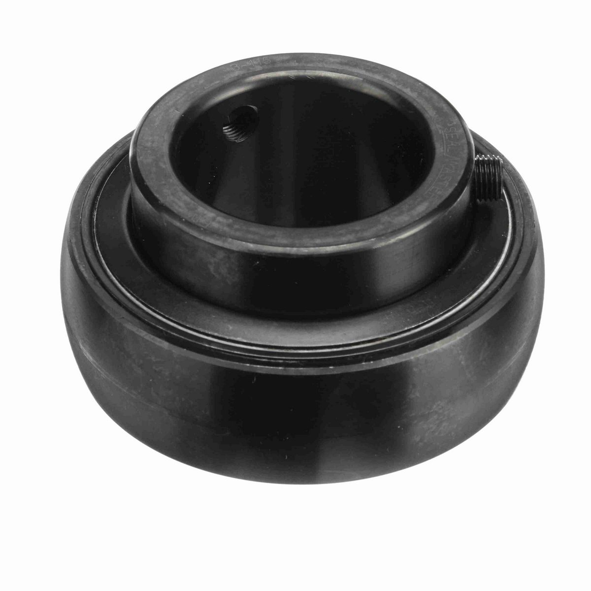 Sealmaster Mounted Insert Only Ball Bearing - 52100 Bearing Steel, Black Oxided - Setscrew Lock - 3-115