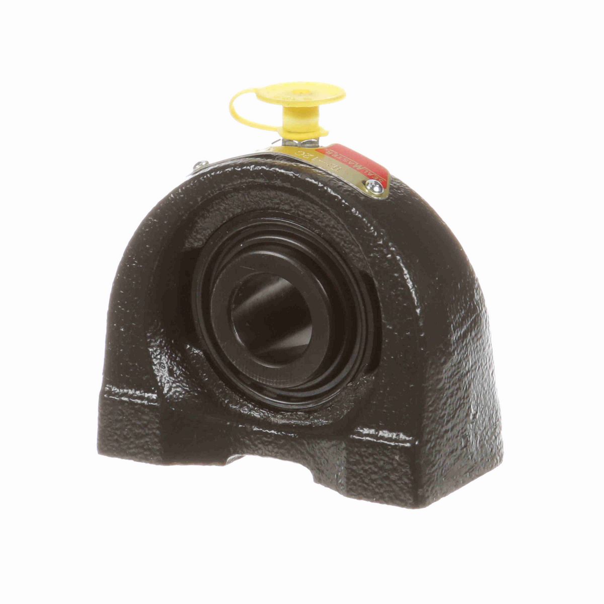 Sealmaster Mounted Cast Iron Tapped Base Pillow Block Ball Bearing - 52100 Bearing Steel, Black Oxided - Setscrew Lock - TB-12C