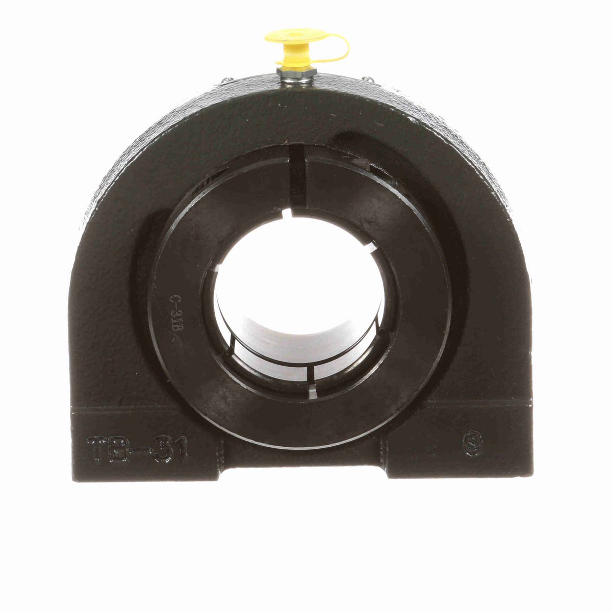 Sealmaster Mounted Cast Iron Tapped Base Pillow Block Ball Bearing - 52100 Bearing Steel, Black Oxided - Concentric Lock - TB-31TC