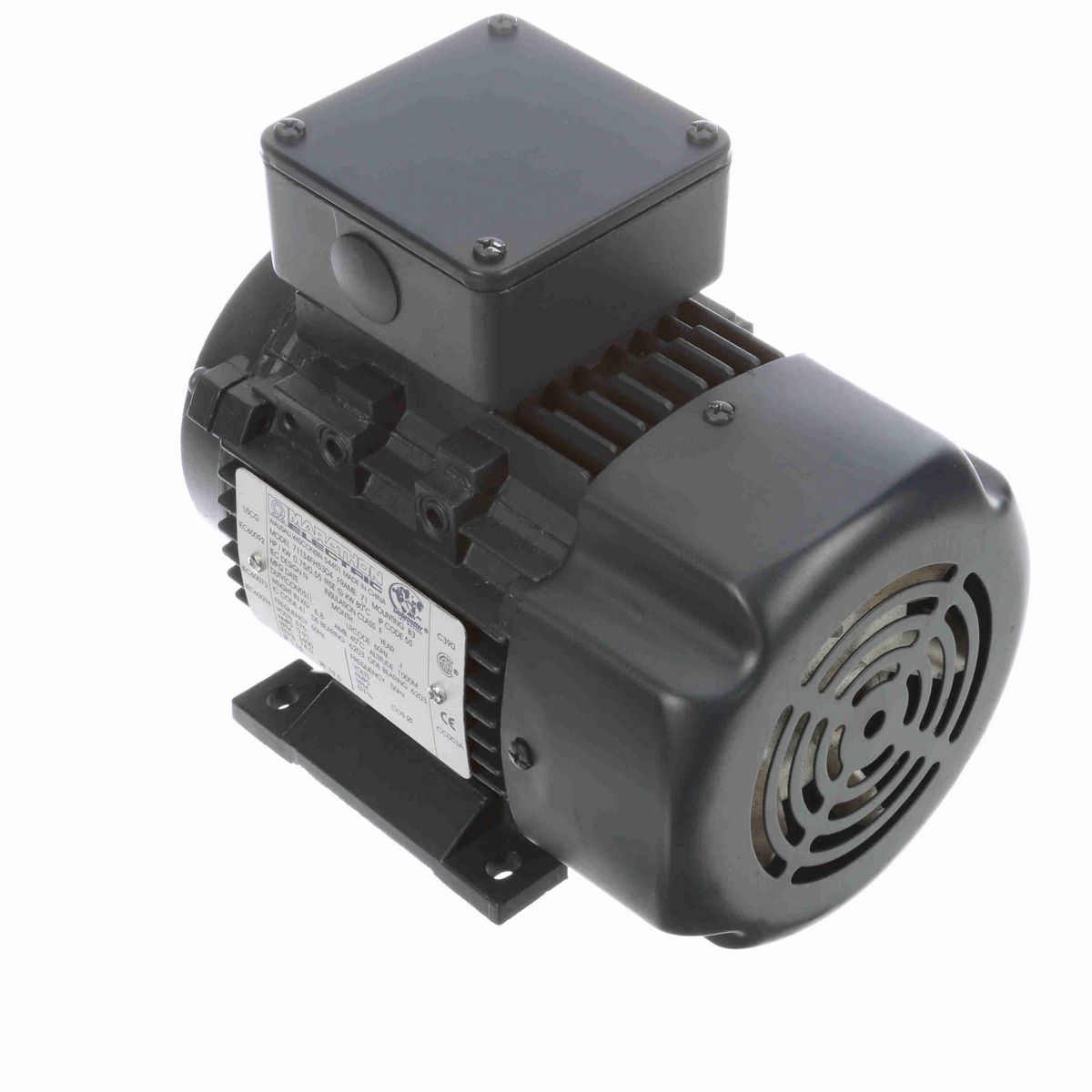LEESON Aluminium Motor, 0.75 HP, 3 Ph, 60 Hz, 575 V, 3600 RPM, 71 Frame, TEFC - R409