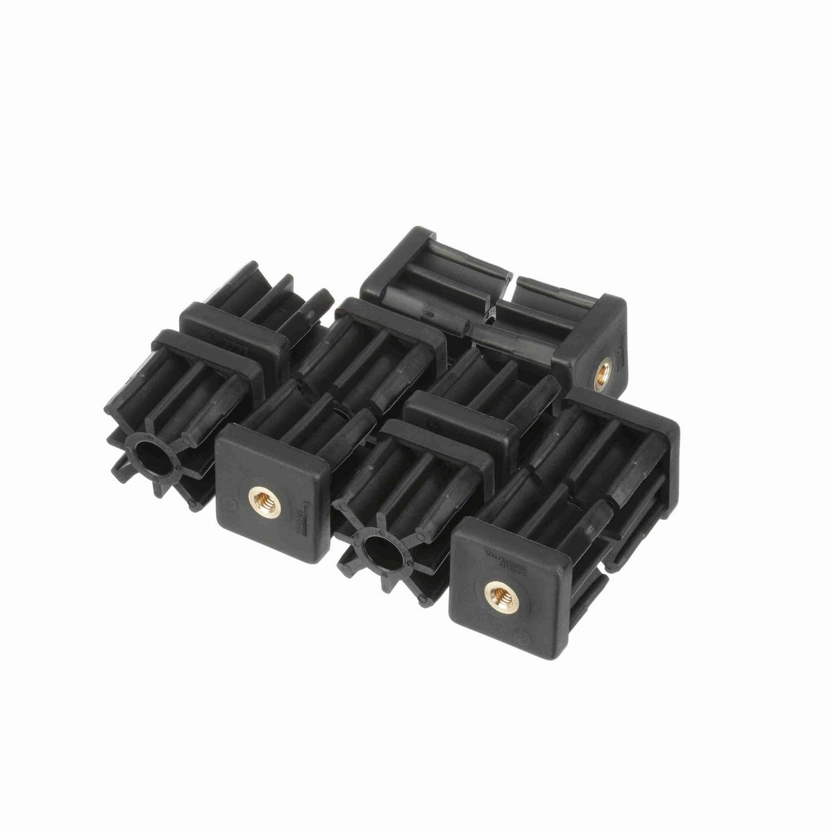 System Plast Tube End (Square); Series: VG-555, Thread: 3/8-16 for a 2 Sq. Tube - VG-555-B38