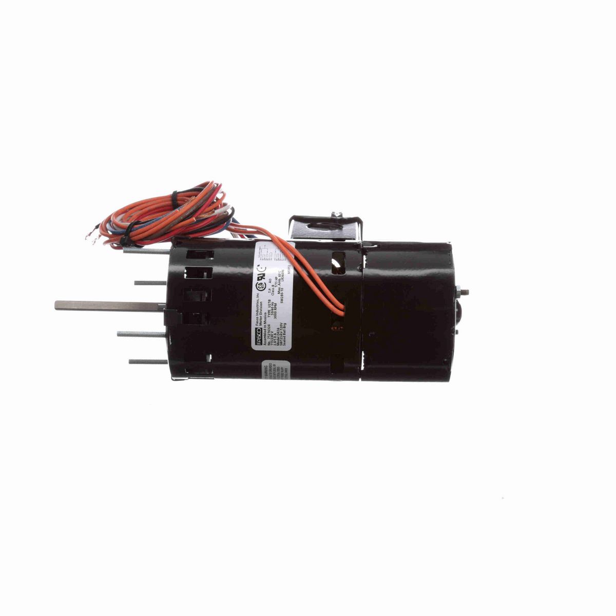 FASCO OEM Replacement Motor, 1/15 HP, 1 Ph, 50 Hz, 115/230 V, 3000 RPM, 1 Speed, 3.3" Diameter, OAO - D456