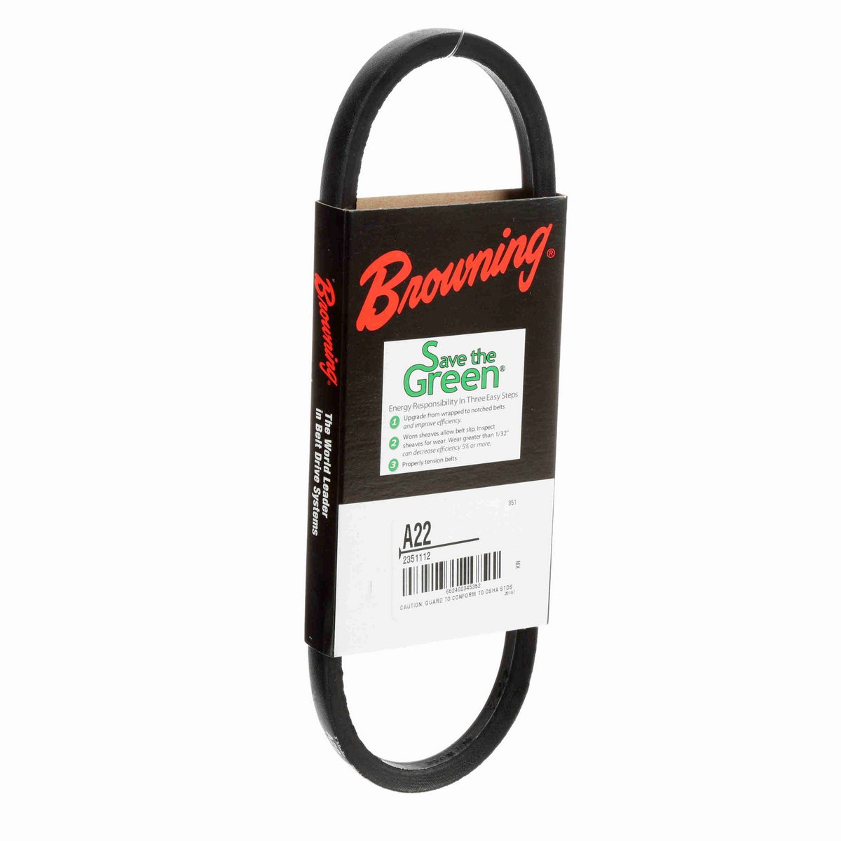 Browning Neoprene Wrapped Belt 95% Efficient - A22