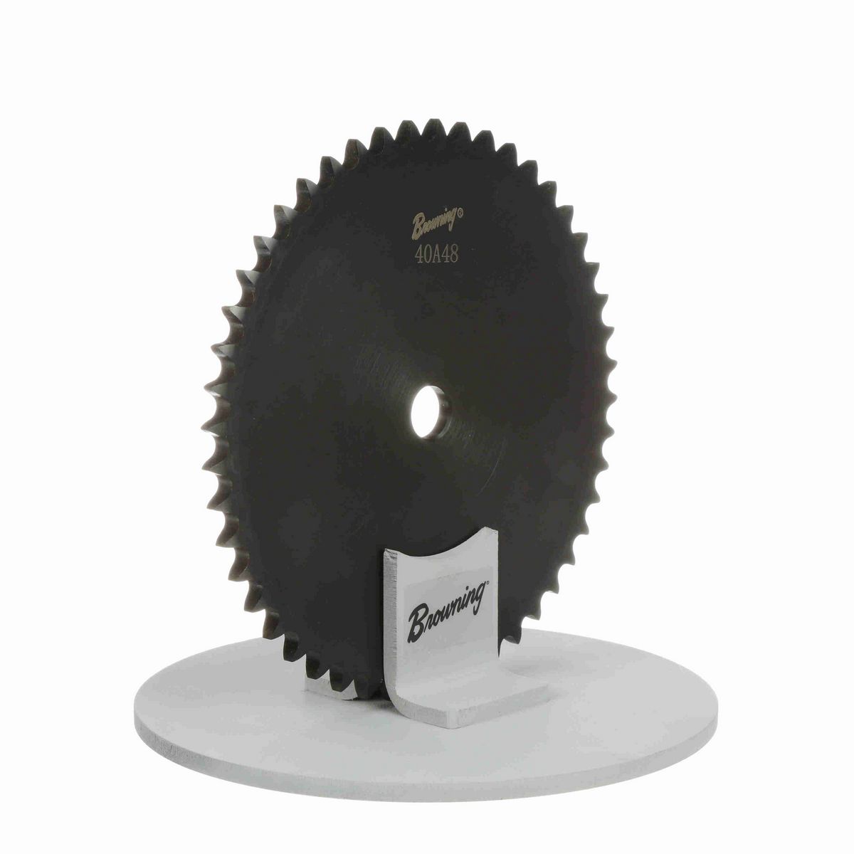 Browning Steel Minimum Plain Bore Roller Chain Sprocket - 40A48
