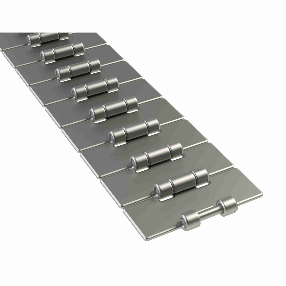 Rexnord 815 Straight Running Solid Top, Material: Carbon Steel, Width: 4.5in, Pitch: 1.5in - 762.93.42