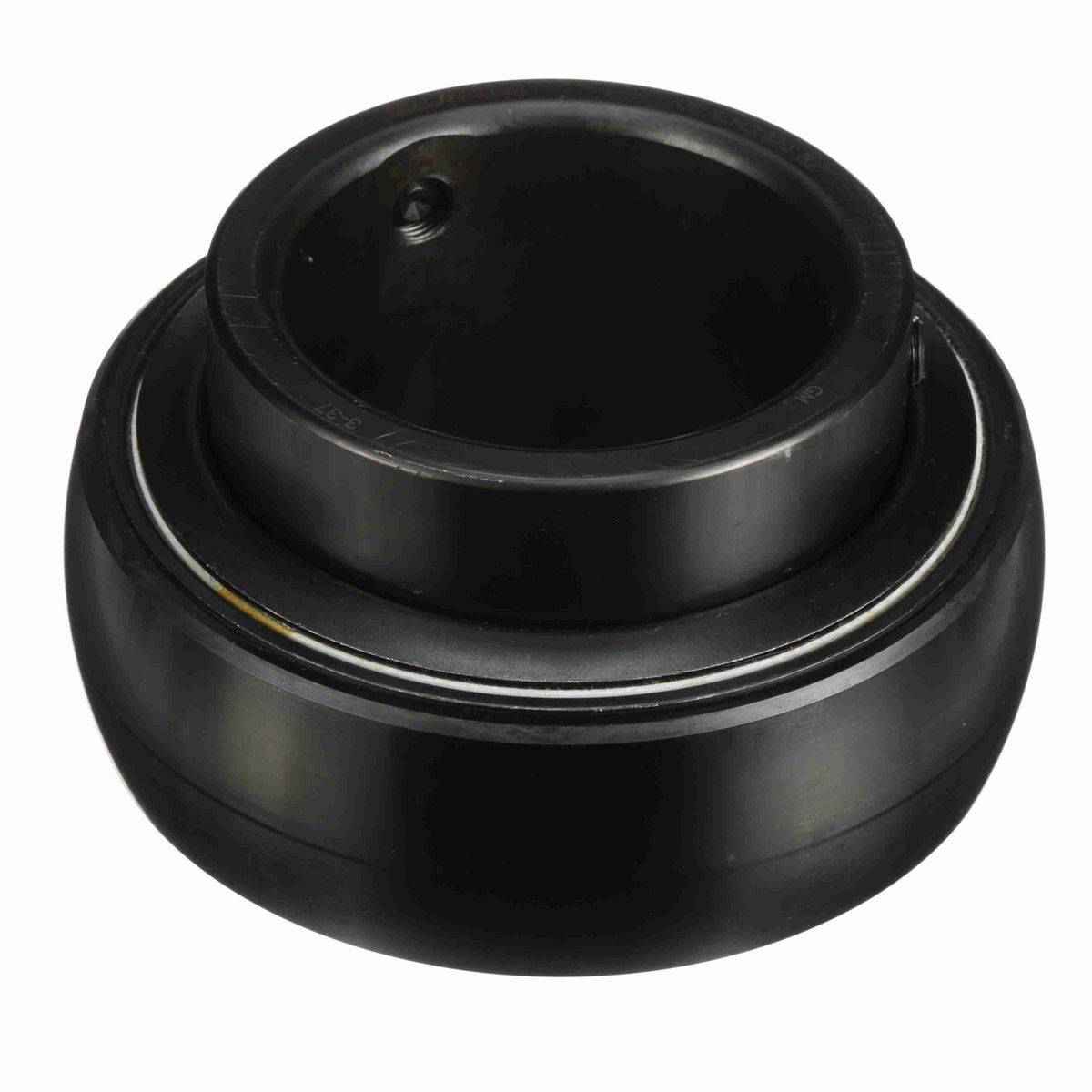 Sealmaster Mounted Insert Only Ball Bearing - 52100 Bearing Steel, Black Oxided - Setscrew Lock - 3-37