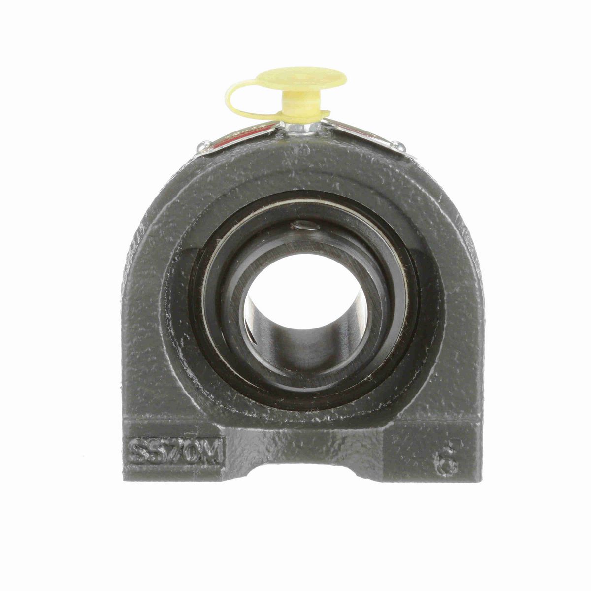 Sealmaster Mounted Cast Iron Tapped Base Pillow Block Ball Bearing - 52100 Bearing Steel, Black Oxided - Setscrew Lock - TB-16