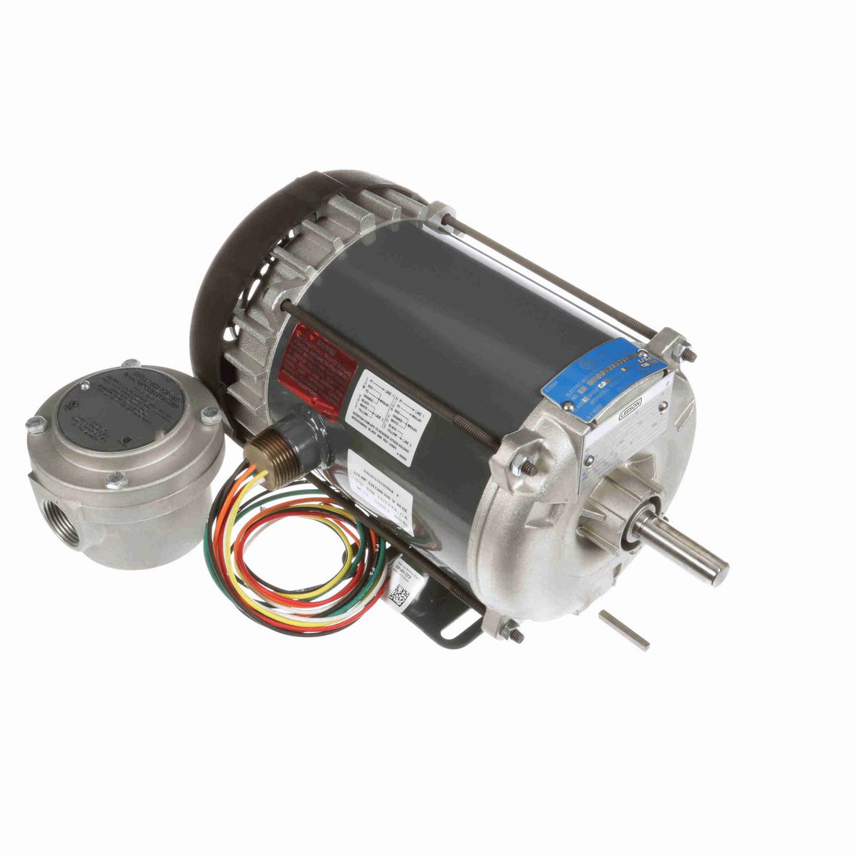 LEESON Explosion Proof Motor, 0.33 HP, 1 Ph, 60 Hz, 115/230 V, 1800 RPM, 56 Frame, EPFC - G651A